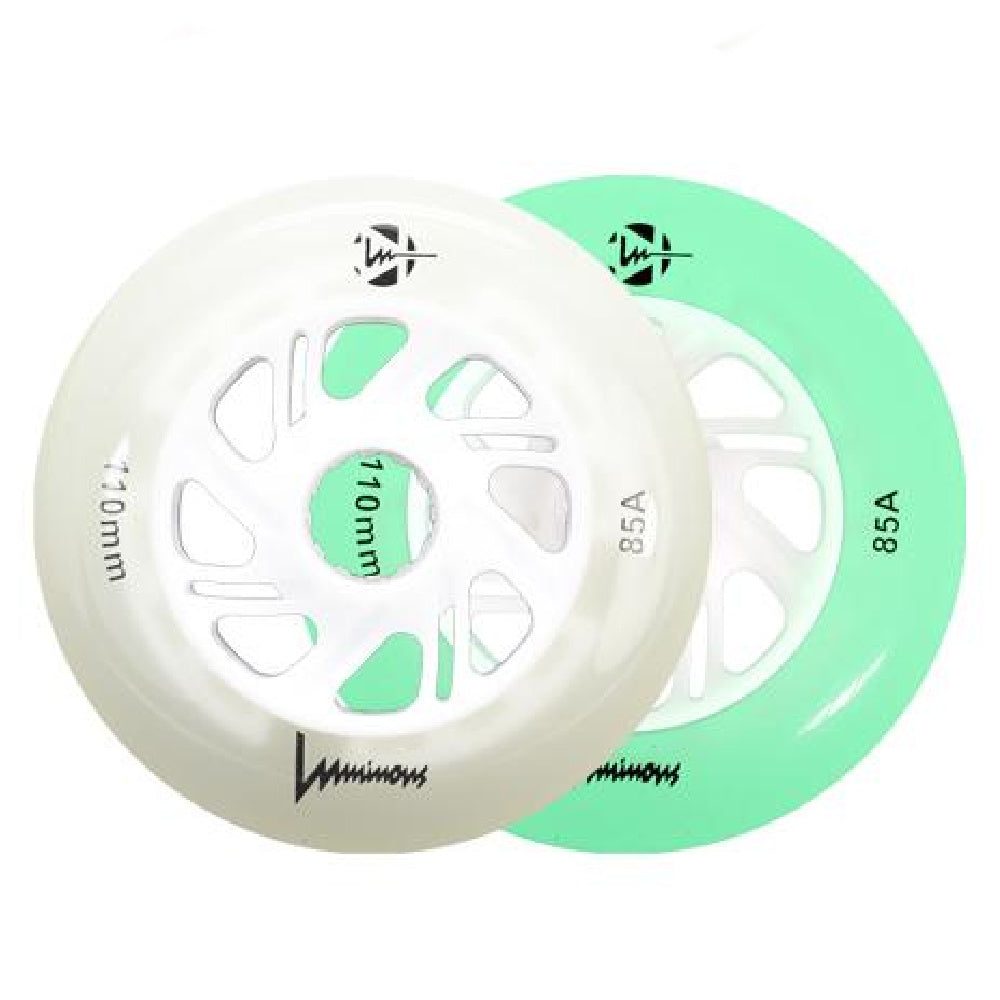 Luminous-LED-Light-Up-Inline-Skate-Wheel-110mm-White-Glow