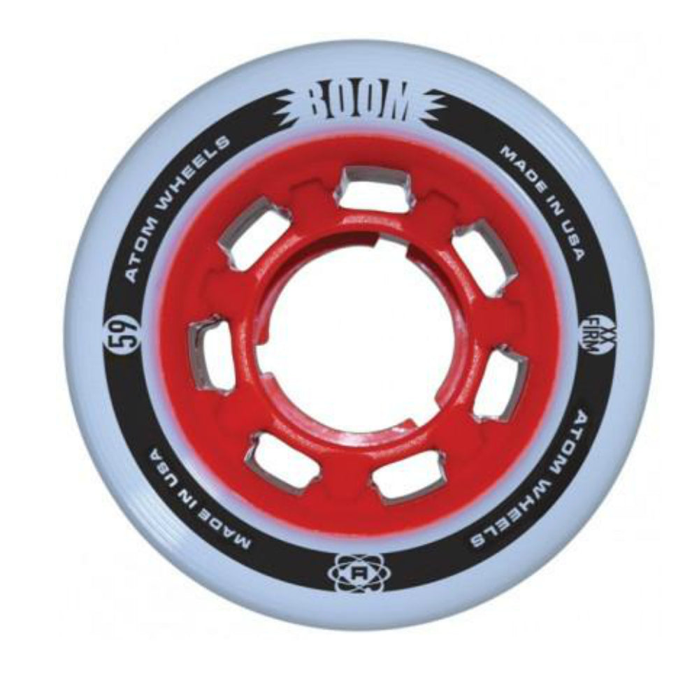 ATOM-Boom-Quad-Wheel-59mm/38mm-Side-Red