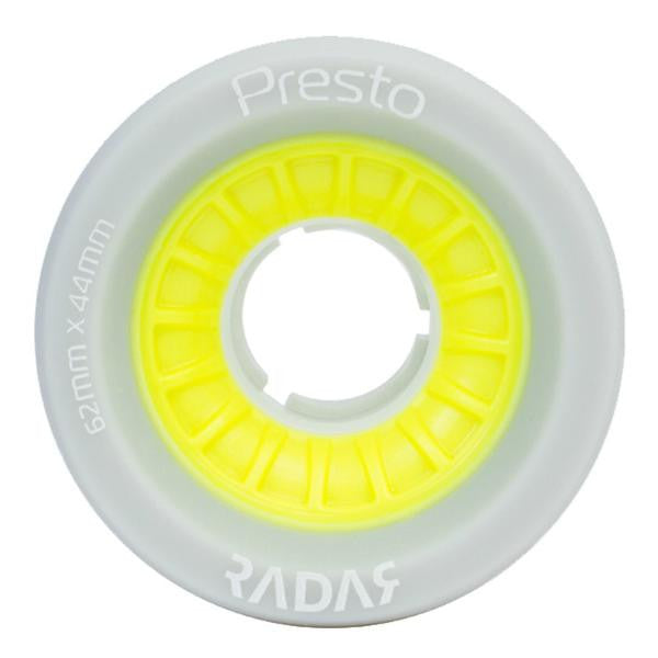 RADAR-Presto-Wheel-62mm -4 pack - Side -62-Yellow