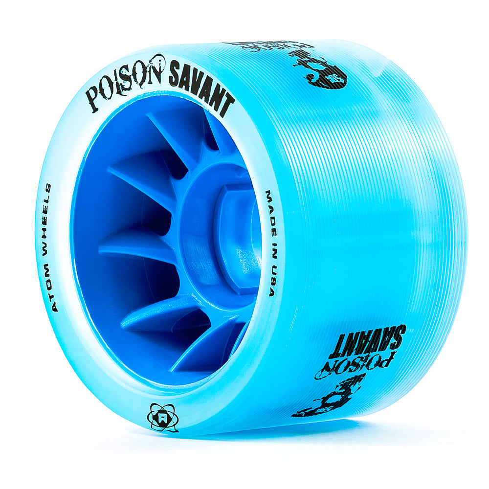 ATOM-Savant-Poison-4pack-of-Roller-Skate-Wheel-Blue