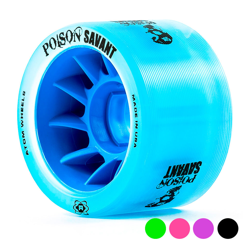 ATOM-Savant-Poison-4pack-of-Roller-Skate-Wheel -Colour-Options
