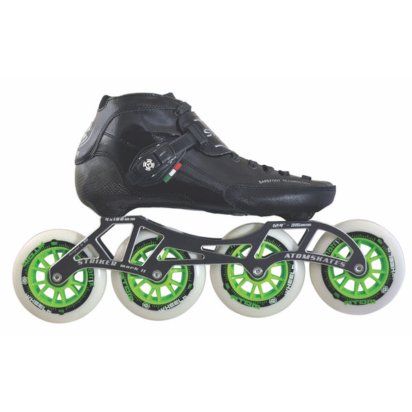 Luigino-Strut-4x100mm-Speed-Skate-Package-Black