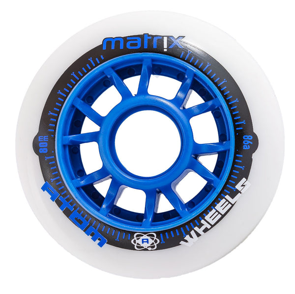 ATOM-Matrix-80mm-Inline-Roller-Speed-Skate-Wheel- Blue