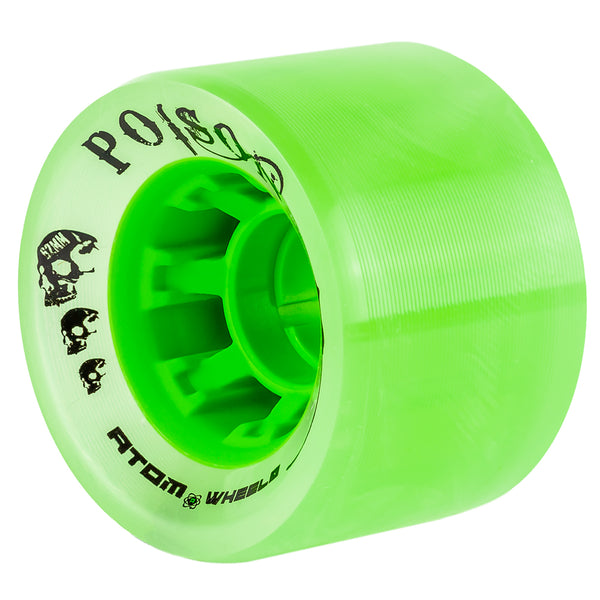 Atom-Poison-62mm-Green-Roller-Skate-Wheel