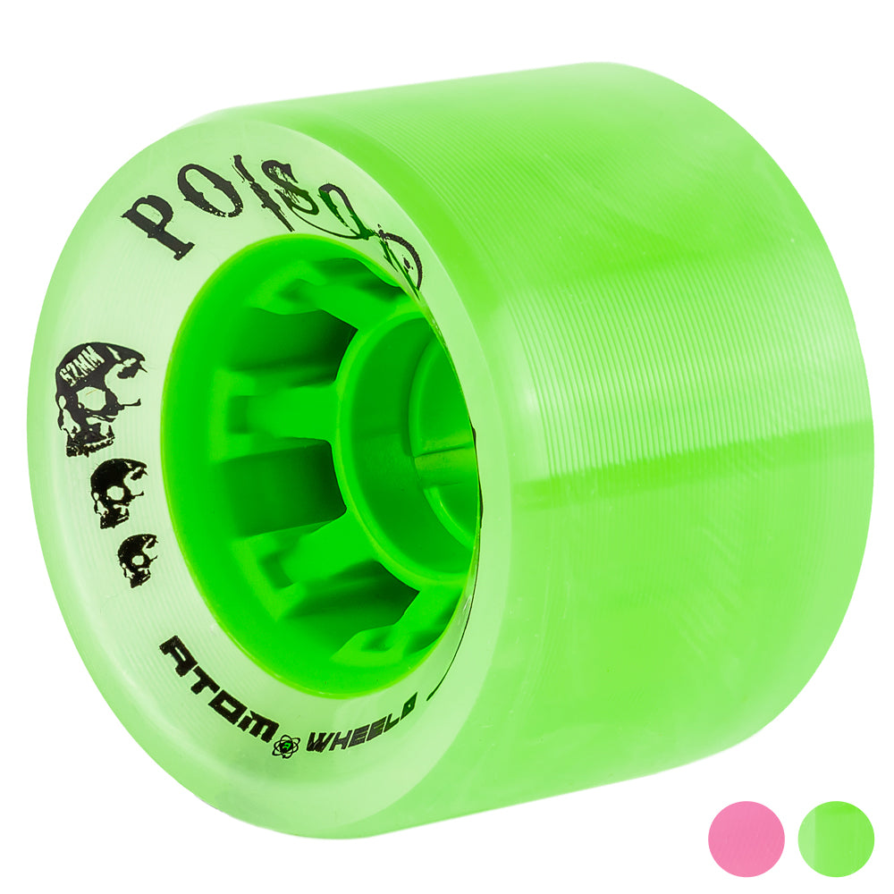 ATOM Poison 62mm 4pack Roller Skate Wheels | Bayside Blades