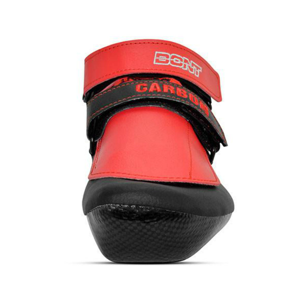 BONT-Patriot-Carbon-Short-Track-Boot - Red -Front-View