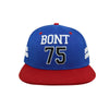 BONT-75-Snapback-Hat-Blue-Front