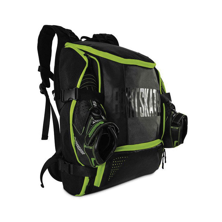 BONT-Backpack-Black/Green-with-skates