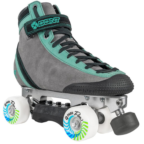 Bont-Custom-Grey-Teal-Parkstar-Tracer-Flow-Park-Skate-Angled-View