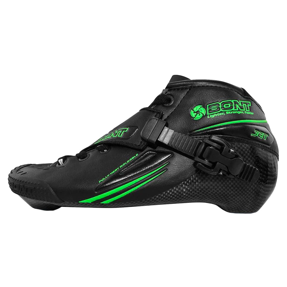    Bont-Jet-Inline-Speed-Boots-Black-Green-Side-View