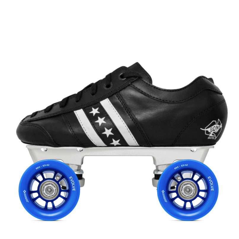 Bont-Quadstar-Tracer-Speed-Roller-Skate-Package