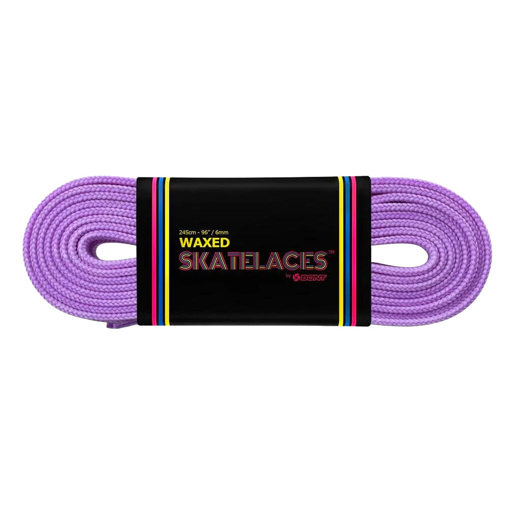     Bont-Waxed-Skate-Laces-Purple-Flat