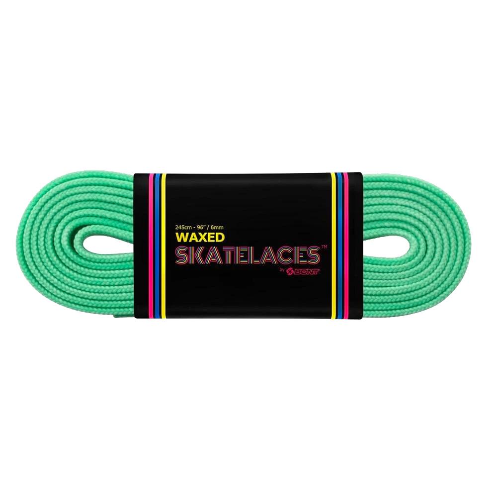 Bont-Waxed-Skate-Laces-Mint-Flat