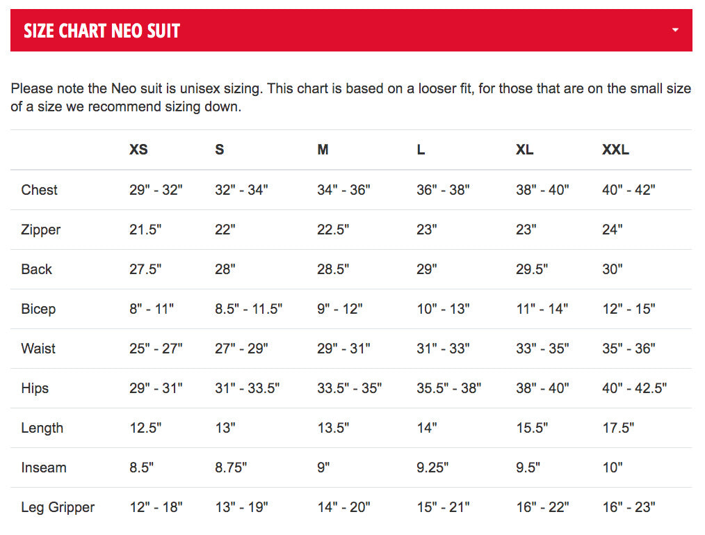 Bont-Retro-Neo-Skinsuit-Size-Chart