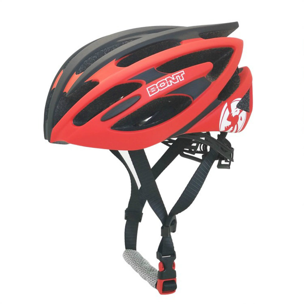 BONT-Junior-Speed-Helmet-Black-Red-Side-Strap