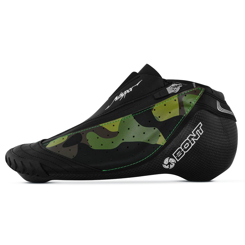 BONT-Vaypor-Semi-Custom-Boot-With-Zip-Camo-Green
