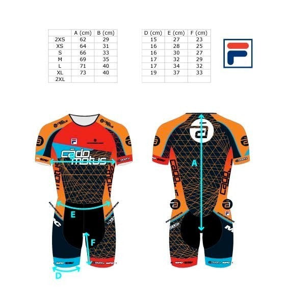 Cado-Motus-Onyx-Aero-Skinsuit-Size-Guide