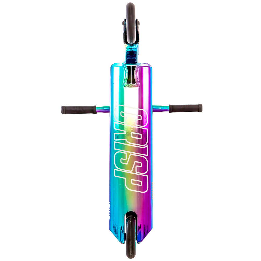 Crisp-Surge-Chrome-2020-Scooter-Blue/Green/Purple-Base-View