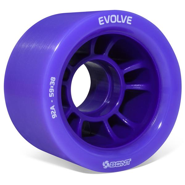 BONT-Evolve-Derby-Quad-Wheel-59mm-92a-Purple