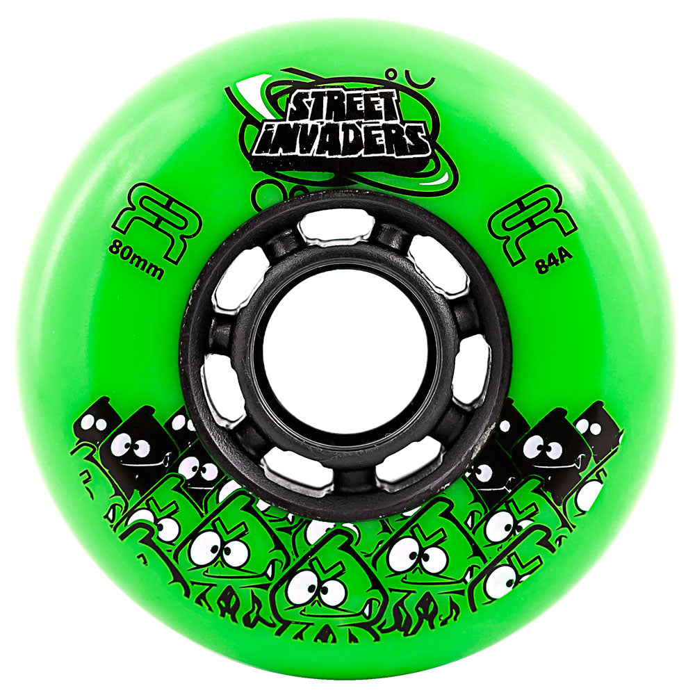 FR-Street-Invader-Inline-Skating-Wheel-80mm-Green