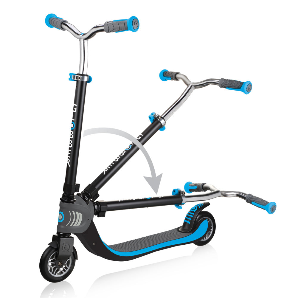 Globber-Flow-125-Foldable-Scooter-Sky-Blue-Folding