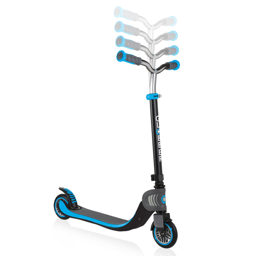 Globber-Flow-125-Foldable-Scooter-Sky-Blue-Height-Adjust