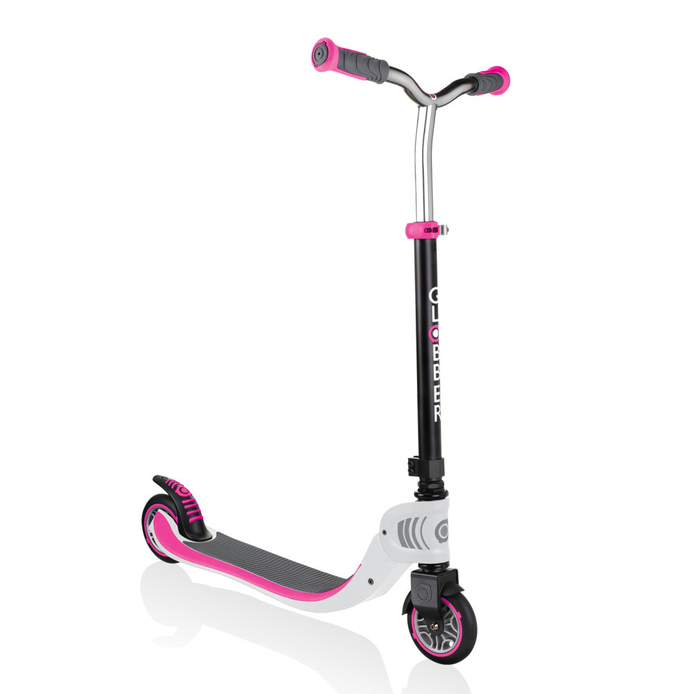 Globber-Flow-125-Foldable-Scooter-White-Pink