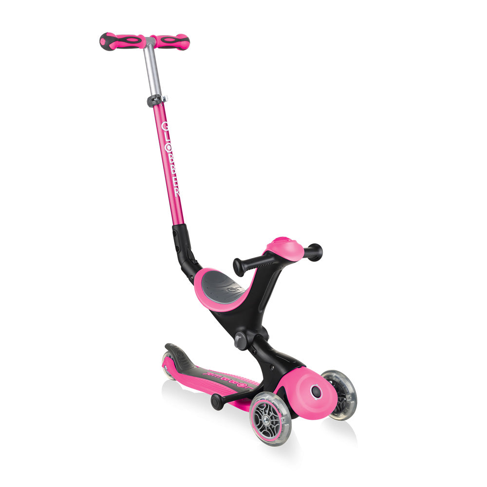 Globber-Go-Up-Deluxe-Convertable-Scooter-Deep-Pink