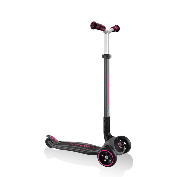 Globber-Master-Prime-3-Wheel-Kids-Scooter-Neon-Pink-Angled-View