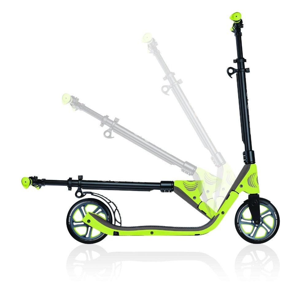 Globber-NL0205-Scooter-Lime-Green-Folding