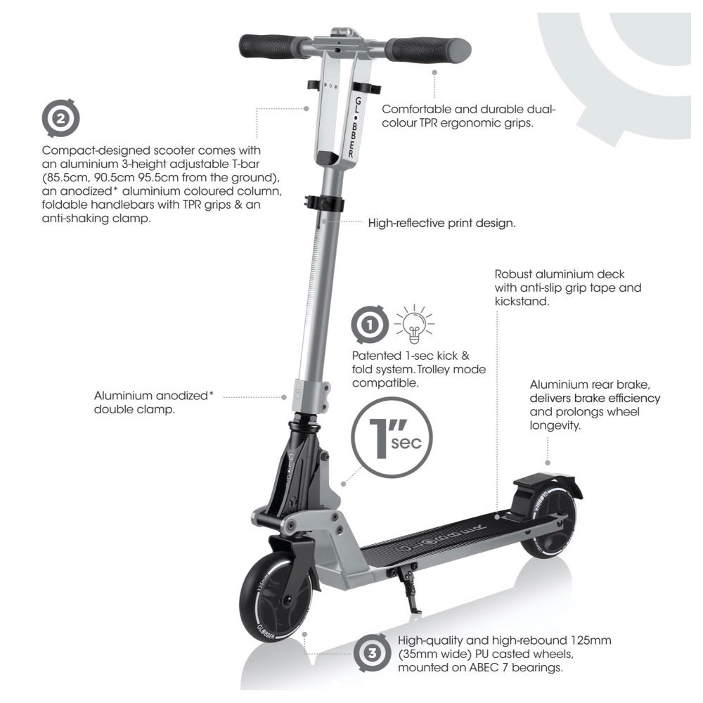 Globber-One-K-125-Scooter-Features