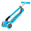 Globber-Primo-Foldable-Lights-Anodised-Bar-Scooter-Sky-Blue-Folded