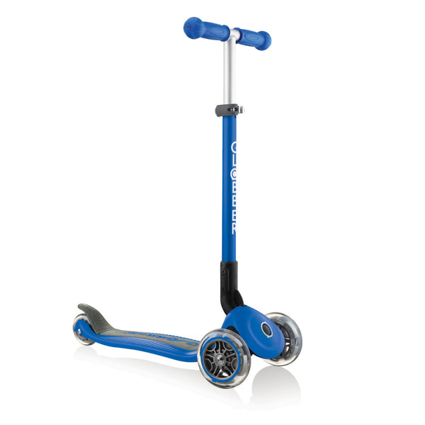 Globber-Primo-Foldable-Three-Wheel-Scooter-Navy
