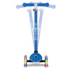 Globber-Primo-Lights-V3-Anodized-Bar-3-Wheel-Scooter-Navy-Side-Movement