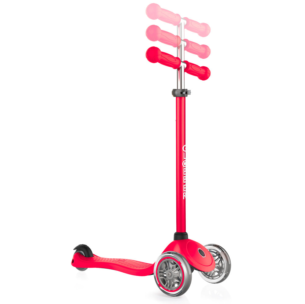 Globber-Primo-V2-Toddler-Scooter-Red-Bar-Heights