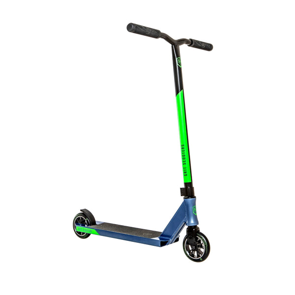 Grit-Fluxx-Pro-Stunt-Scooter-110mm-Black-Blue-Green-Front-View