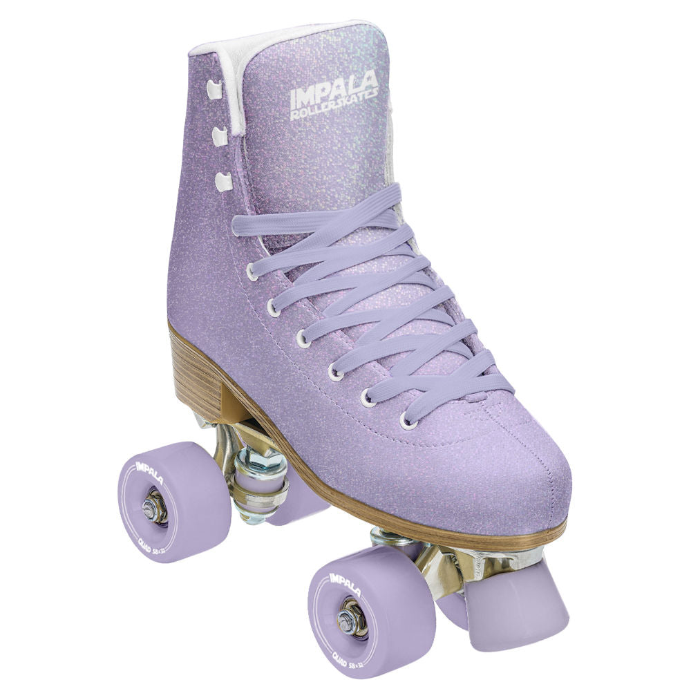 IMPALA-Lilac-Glitter-Roller-Skate-Angle