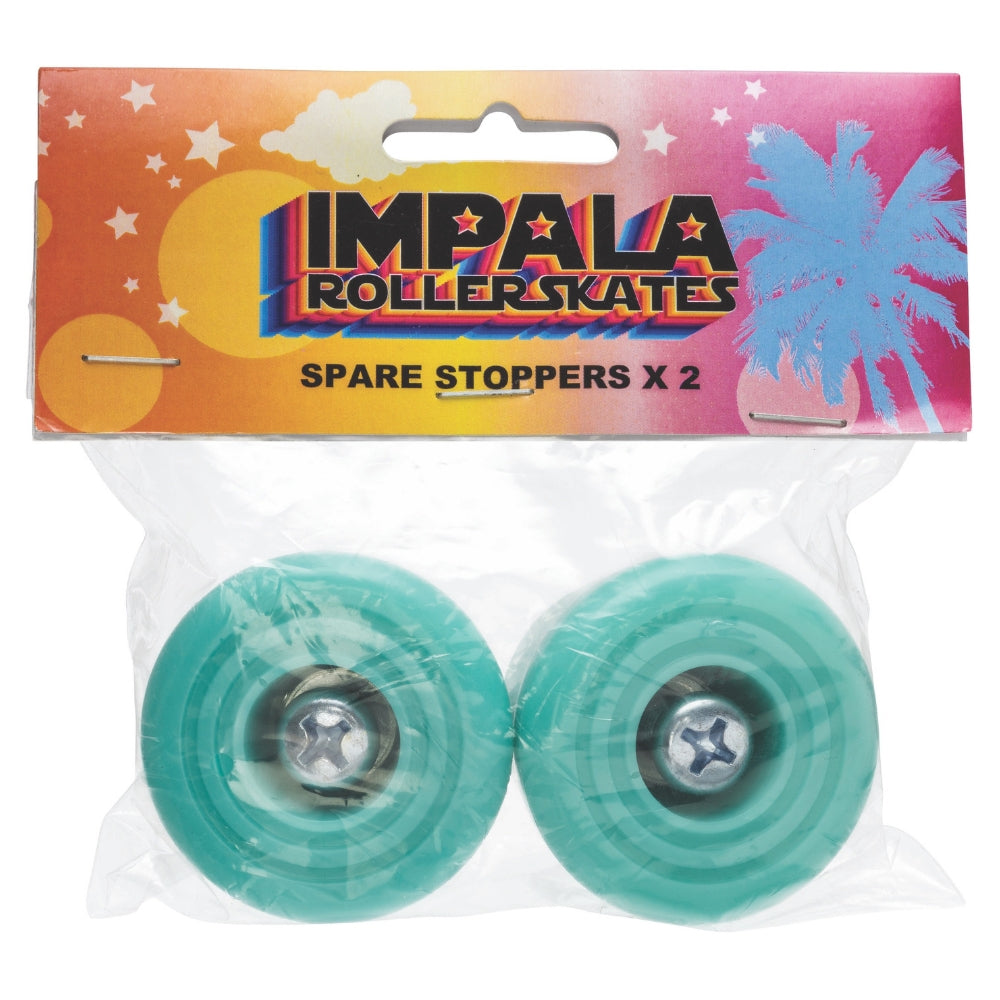 Impala-Roller-Skates-Bolt-on-Toe-Stoppers-Pair-AquaAqua