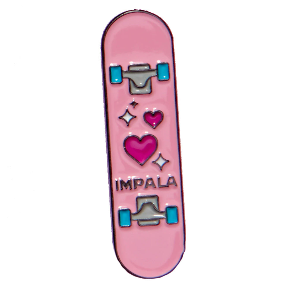 Impala-Skate-Enamel-Pin-Skateboard