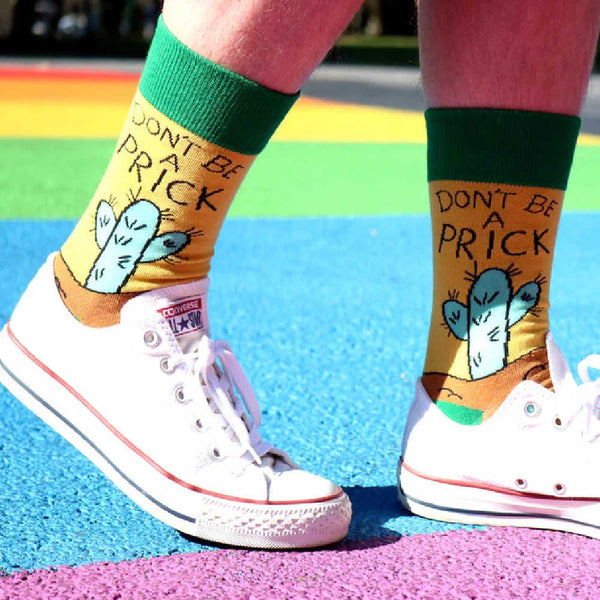 JUBLY-UMPH-Don_t-Be-A-Prick-Socks-Being-Worn