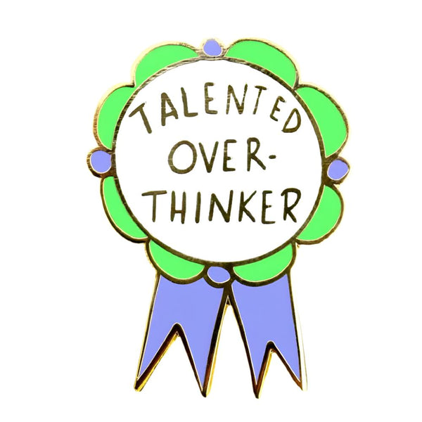 JUBLY-UMPH-Talented-Over-Thinker-Lapel-Pin