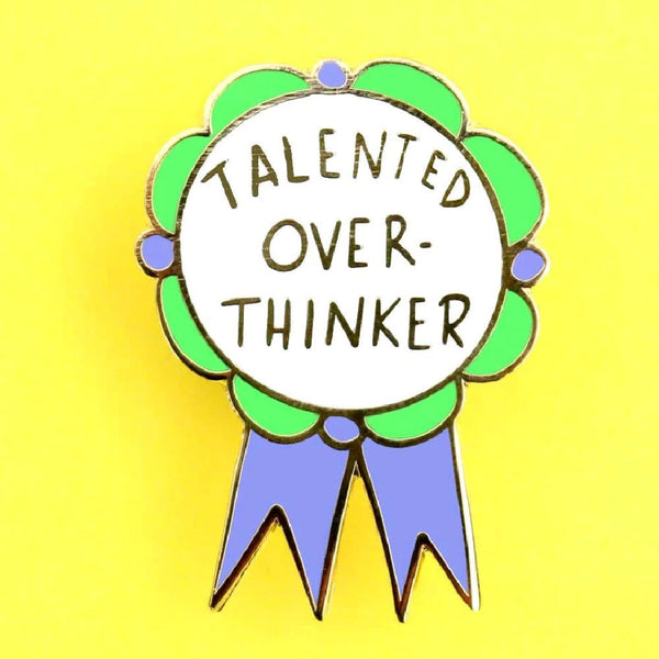 JUBLY-UMPH-Talented-Over-Thinker-Lapel-Pin
