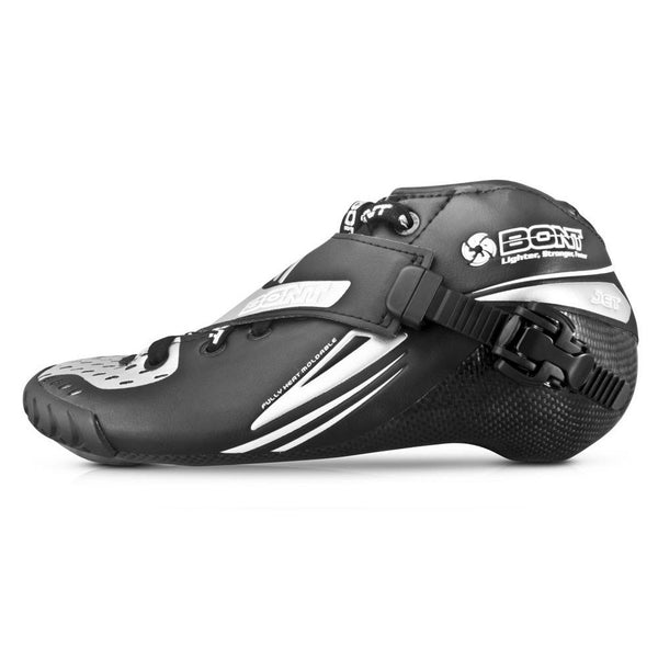 Bont-Jet-2pt-Inline-Speed-Skate-Black-Silver-Side-View