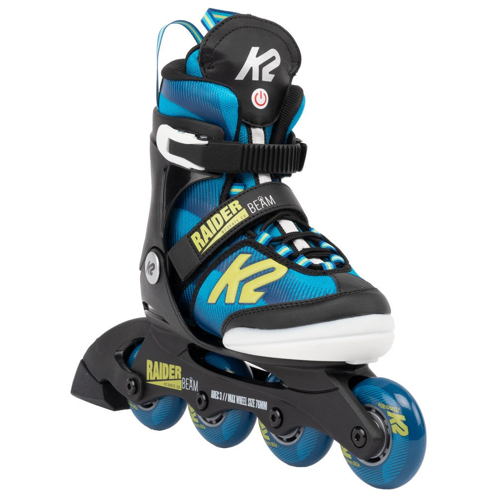 K2 Raider Beam 2022 Junior Size Adjustable Inline Skate I Bayside