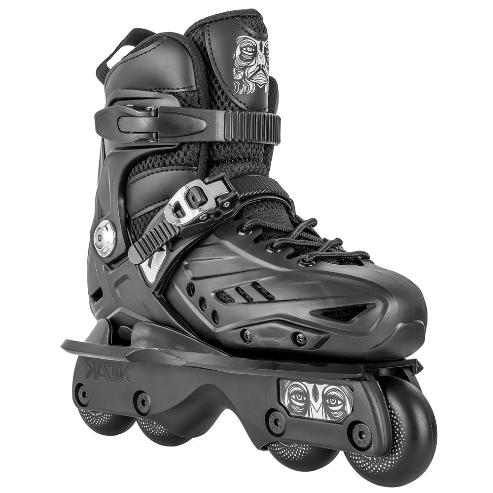 Kaltik Black Ninja Junior Aggressive Inline Skate Bayside Blades