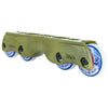 Kaltik-Flat-V2-Aggressive-Inline-Skate-Frame-Kit-Olive-Gold