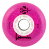 Luminous-80mm-Glitter-Inline-Skate-Wheels-Pink-85a