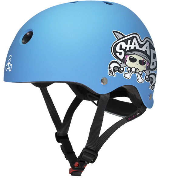 Lil8-Staab-Blue-Helmet-Side-View-Pirate-Graphic