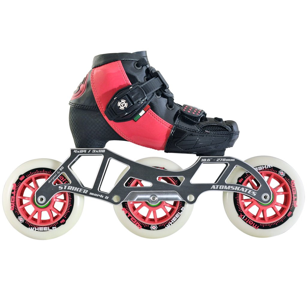 Luigino Challenge Junior 3-Wheel Inline Speed Skate Package I Bayside Blades