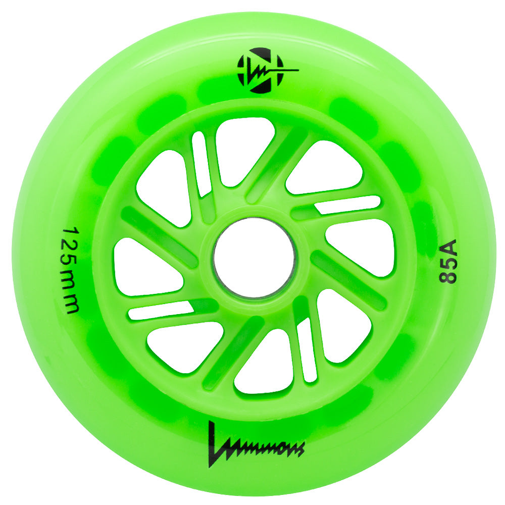 LUMINOUS-LED-Glow-Inline-Skate-Wheel-125mm-Green-Apple